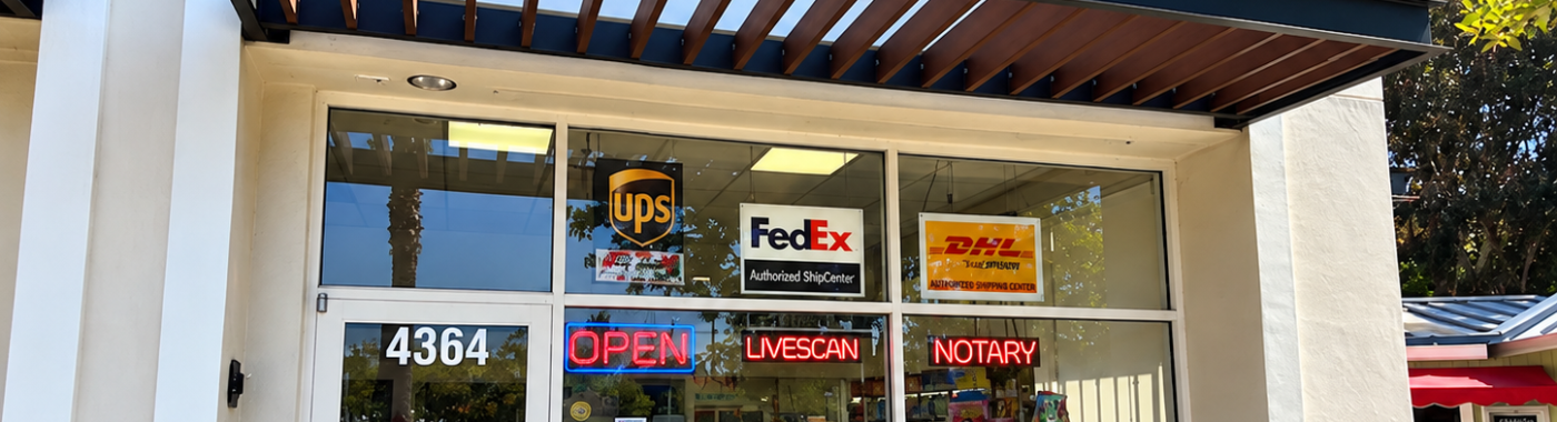 storefront Mail and Parcels Plus
